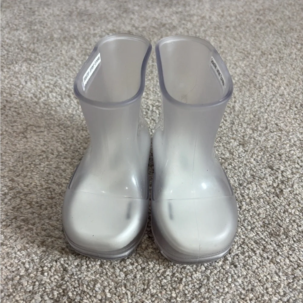 Mini Melissa Welly Clear Rain Boots US 5 gender neutral baby boots